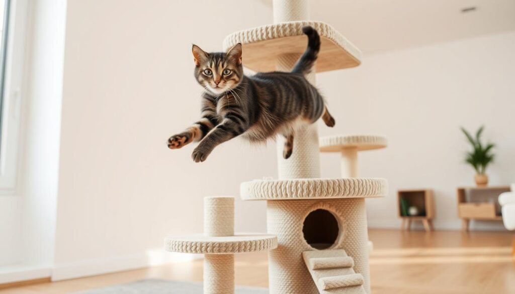 enriquecimento físico gatos